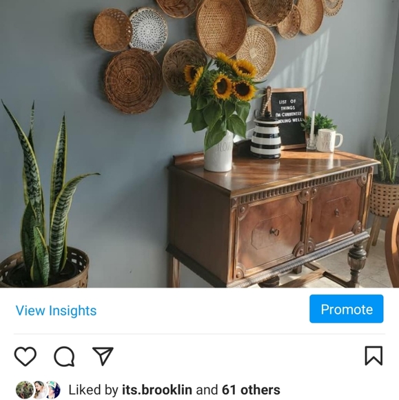 Boho mystery 12 VTG wicker basket wall set! - Picture 15 of 15